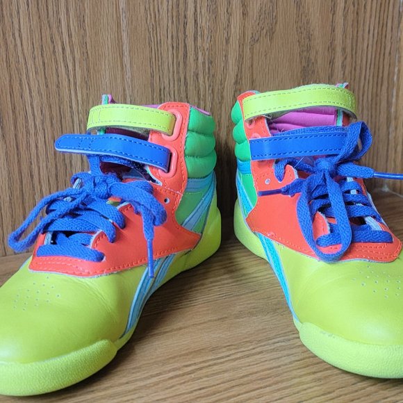 Kid Reebok FreeStyleHI High Top Shoes Size 12.5 Uisex - Picture 4 of 4